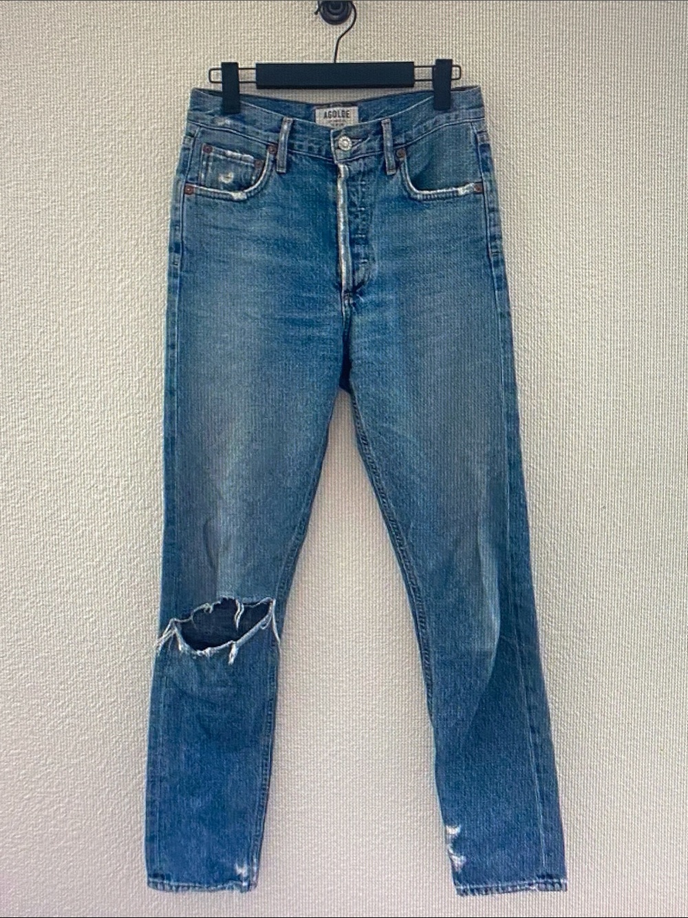Agolde Women's Straight Leg Jeans - Medium Blue